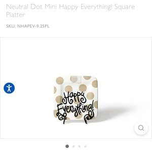Happy Everything Mini Platter